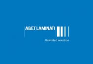 Abet Laminati unlimited selection logo on blue background