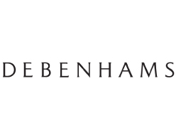 Debenhams logo on white background